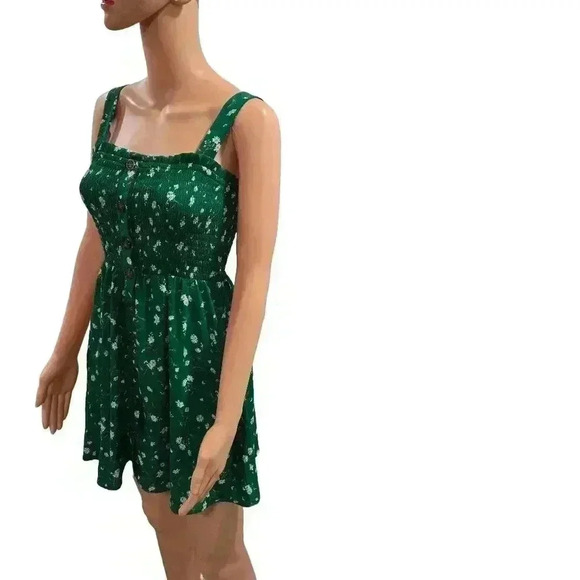 Floral Smocked Sundress with Button Details - Picture 4 of 13